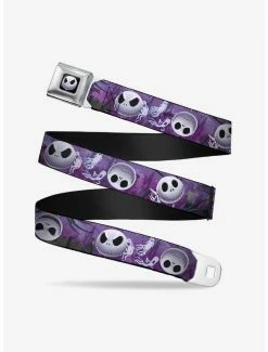 Wholesale ✔️ The Nightmare Before 🎁 Christmas Jack Expressions Ghosts In Cemetery Seatbelt Belt ✔️