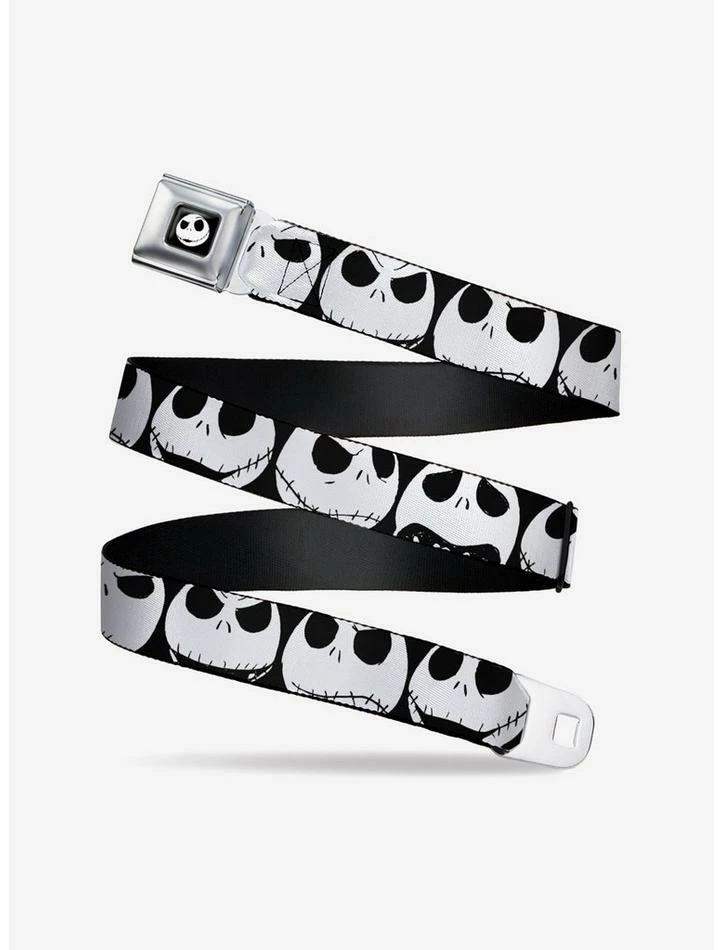 New 😀 The Nightmare Before 🎄 Christmas Jack Multiple Expressions Seatbelt Belt 🛒