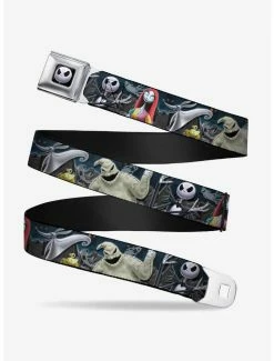 Brand new 😉 The Nightmare Before 🎁 Christmas Group Cemetery Scene Seatbelt Belt 🎁