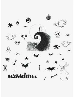 New 🧨 The Nightmare Before ❄ Christmas Jack And Sally Peel And Stick Wall Decals 🔥