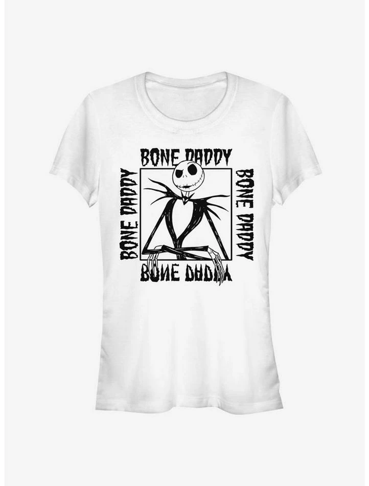 Brand new ๐ฅ Disney The Nightmare Before ๐ Christmas Jack Bone Daddy Classic ๐ง Girls T-Shirt โค๏ธ