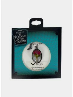 Cheap 👏 The Nightmare Before 🎅 Christmas Sally Dried Flower Necklace ⭐