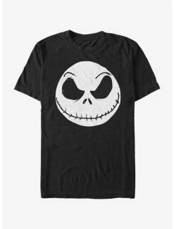 Outlet ✔️ The Nightmare Before 🎅 Christmas Big Face Jack T-Shirt 💯