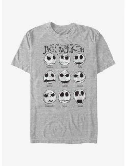 Top 10 🔥 The Nightmare Before 🔔 Christmas Jack Emotions T-Shirt 🤩
