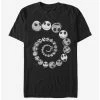 Cheapest 🥰 The Nightmare Before ❄ Christmas Jack Emotions Spiral T-Shirt 😀