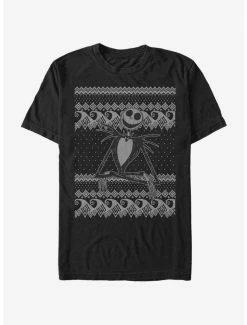 New ⭐ The Nightmare Before ❄ Christmas Jack Intarsia Sweater T-Shirt 🥰