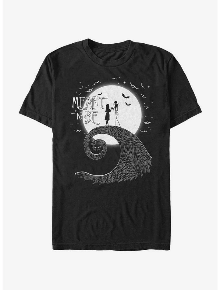Outlet 🌟 The Nightmare Before ❄ Christmas Jack & Sally Meant To Be T-Shirt 🎁