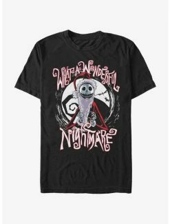Outlet 🥰 The Nightmare Before 🎅 Christmas Santa Jack T-Shirt 😀
