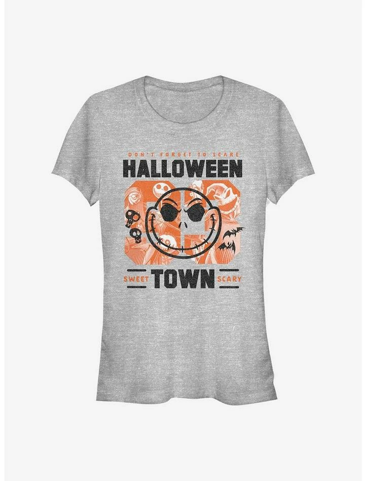 Outlet ๐ Disney The Nightmare Before โ Christmas ๐ Halloweentown Collage ๐ง Girls T-Shirt โจ