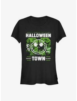 Top 10 🌟 Disney The Nightmare Before 🔔 Christmas 🧛 Halloweentown Collage 👧 Girls T-Shirt 😀