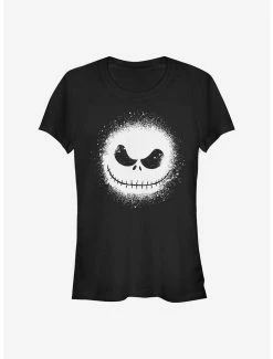 Best Pirce 🥰 Disney The Nightmare Before ❄ Christmas Jack Splatter 👧 Girls T-Shirt 🧨