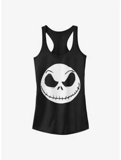 Brand new ⌛ The Nightmare Before 🎁 Christmas Big Face Jack 👧 Girls Tank Top 🎁