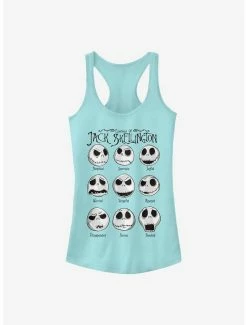 Wholesale 😉 Disney The Nightmare Before 🎅 Christmas Jack Emotions 👧 Girls Tank ⭐