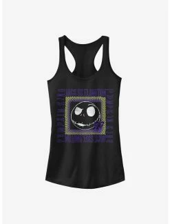 Best Pirce 🥰 Disney The Nightmare Before 🔔 Christmas Jack Skate 👧 Girls Tank 🔔