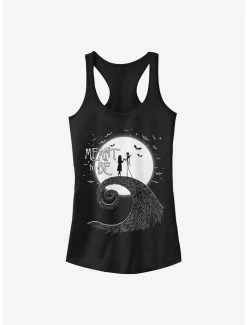Promo 🔔 The Nightmare Before 🔔 Christmas Jack & Sally Meant To Be 👧 Girls Tank Top 👏