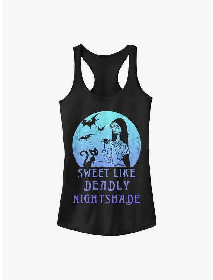 Coupon 💯 Disney The Nightmare Before 🔔 Christmas Sally Moon 👧 Girls Tank 🥰