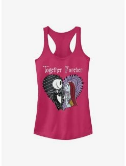 Best reviews of ⌛ The Nightmare Before 🎁 Christmas Jack & Sally Together Forever 👧 Girls Tank Top ✨