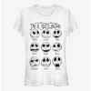 New 🔔 Disney The Nightmare Before ❄ Christmas Jack Emotions 👧 Girls T-Shirt 😉