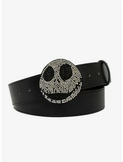 Top 10 🧨 Nightmare Before ❄ Christmas Jack Rhinestone Vegan Leather Waist Belt 🛒