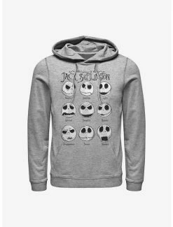 Flash Sale 🌟 Disney The Nightmare Before 🎁 Christmas Jack Emotions Hoodie 🔥