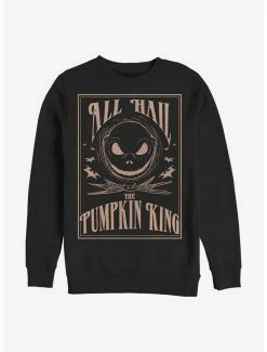 Wholesale 🎉 Disney The Nightmare Before 🎄 Christmas Hail The Pumpkinking Crew Sweatshirt 🎁