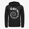 Cheap ✔️ Disney The Nightmare Before 🎅 Christmas Jack Emotions Spiral Hoodie ⌛