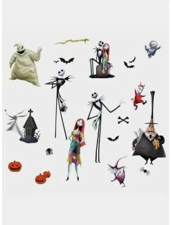 New ⭐ The Nightmare Before ❄ Christmas Peel And Stick Wall Decals ⌛