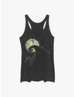 Cheapest 🔥 Disney The Nightmare Before 🎄 Christmas Spiral Hill Jack 👧 Girls Tank 🛒
