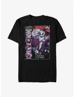 Outlet 👏 Disney The Nightmare Before 🎁 Christmas First Nightmare T-Shirt 👏