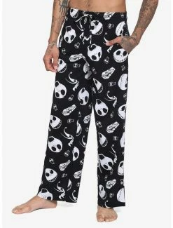 Promo ⌛ The Nightmare Before 🔔 Christmas Black & White Jack Faces Pajama Pants 💯