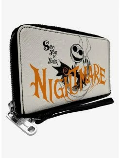 Budget 😍 The Nightmare Before 🎅 Christmas Jack See You In Your Nightmare Zip Around Wallet ✨