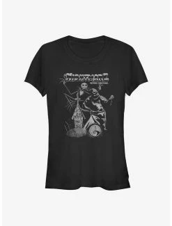 Best Pirce 😀 The Nightmare Before 🎁 Christmas Vintage Poster 👧 Girls T-Shirt 😉