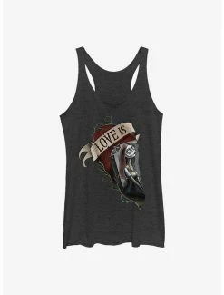 Hot Sale 🔔 The Nightmare Before ❄ Christmas Sally Love Is 👧 Girls Tank 🛒