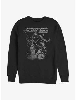 Cheap 🧨 The Nightmare Before 🎅 Christmas Vintage Poster Sweatshirt 😀