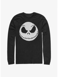 Buy 💯 Disney The Nightmare Before 🎄 Christmas Big Face Jack Long-Sleeve T-Shirt 💯