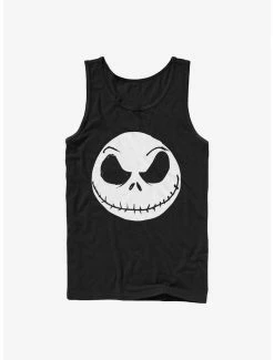 New 🥰 The Nightmare Before 🎁 Christmas Big Face Jack Tank Top 🤩