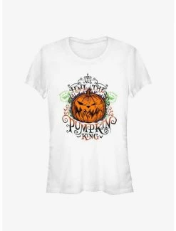 Best reviews of ✔️ Disney The Nightmare Before 🎁 Christmas All Hail The Pumpkin King 👧 Girls T-Shirt ⌛