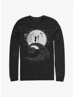 Coupon 🛒 The Nightmare Before ❄ Christmas Jack & Sally Meant To Be Long-Sleeve T-Shirt 👏