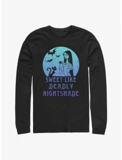 Best reviews of 🤩 Disney The Nightmare Before ❄ Christmas Sally Sweet Like Deadly Nightshade Long-Sleeve T-Shirt 😍