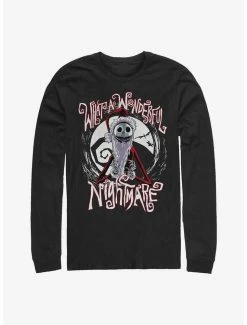 Best reviews of 😀 Disney The Nightmare Before 🎅 Christmas What A Wonderful Nightmare Santa Jack Long-Sleeve T-Shirt 😀