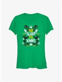 Best reviews of 😉 The Nightmare Before 🎁 Christmas No Sleep Till Xmas 👧 Girls T-Shirt ❤️