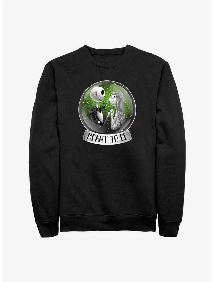 Deals ๐งจ The Nightmare Before โ Christmas Nightmare Snow Globe Crew Sweatshirt โ