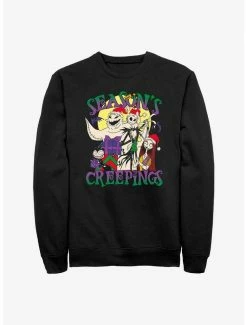 Cheap 😀 The Nightmare Before 🎁 Christmas Season's Creepings Crew Sweatshirt 😉