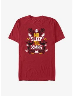 Deals 🔥 The Nightmare Before ❄ Christmas No Sleep Till Xmas T-Shirt 😍