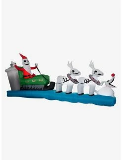 Buy ⌛ The Nightmare Before 🎅 Christmas Jack Sleigh Inflatable Decor 😉