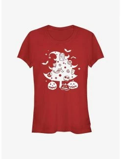 Hot Sale 🎉 Disney The Nightmare Before ❄ Christmas Xmas Tree T-Shirt 😉