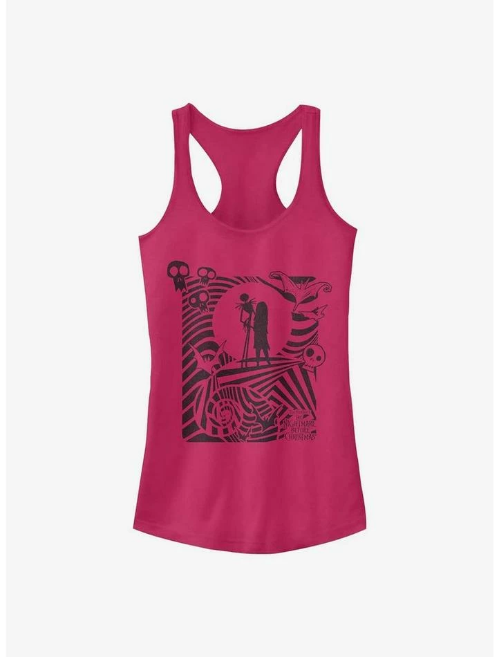 Flash Sale ⌛ Disney The Nightmare Before ❄ Christmas Hypnotic Jack and Sally Tank 🎁