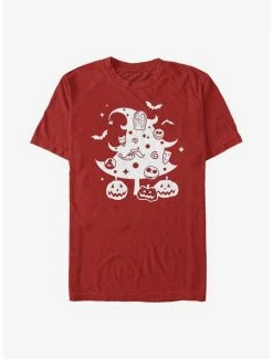 Cheap 😍 Disney The Nightmare Before 🔔 Christmas Xmas Tree T-Shirt ⌛