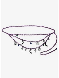 Cheapest 👏 Disney The Nightmare Before ❄ Christmas Chain Belt With Charms 🌟