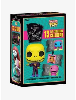 Deals 😉 Funko The Nightmare Before ❄ Christmas Pocket Pop! 13 Day Countdown Calendar (Blacklight) Vinyl Figures 🔥